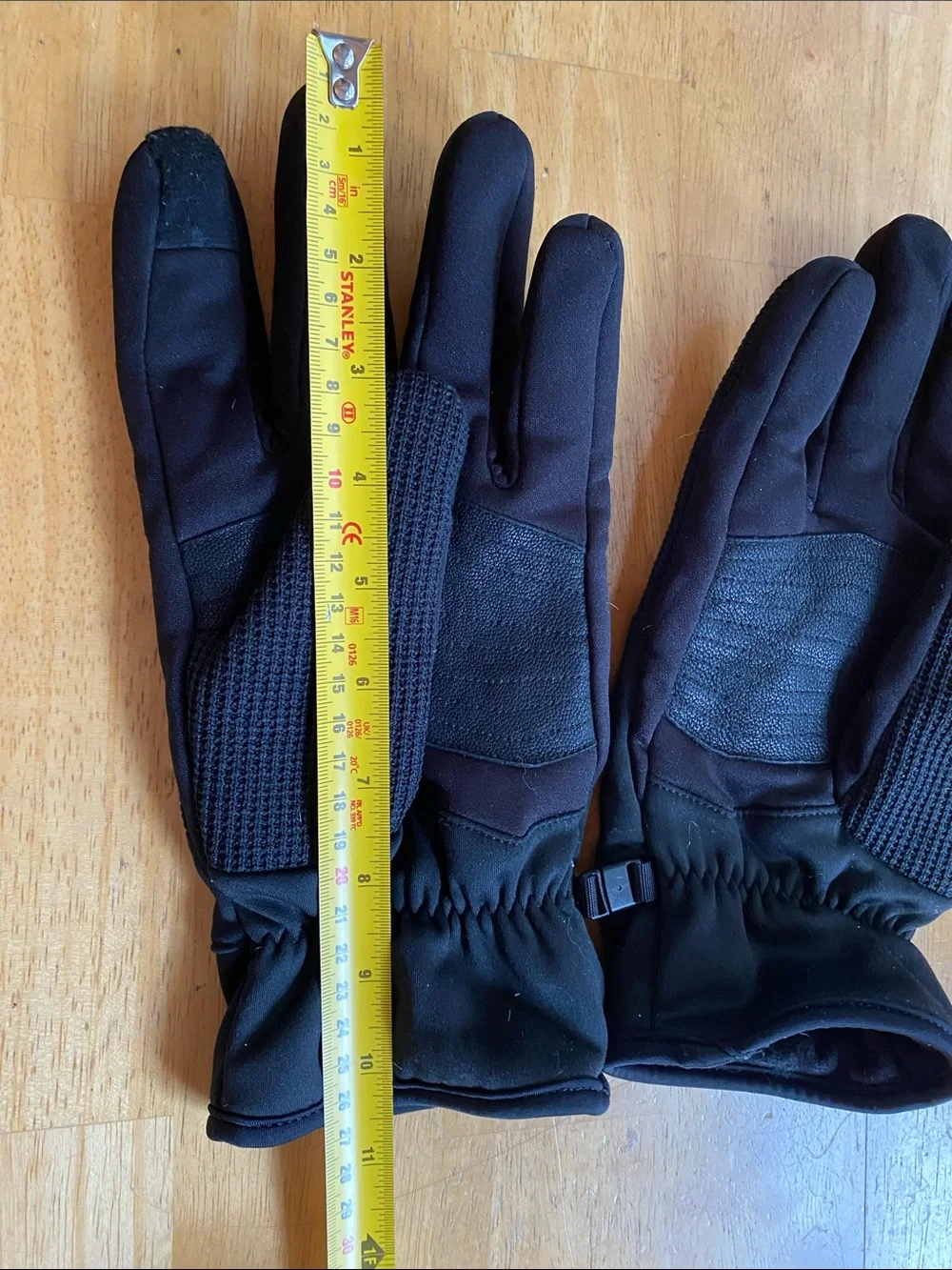 Spyder Core Conduct Gloves Touch Screen Compatible Leather Palm, XLarge